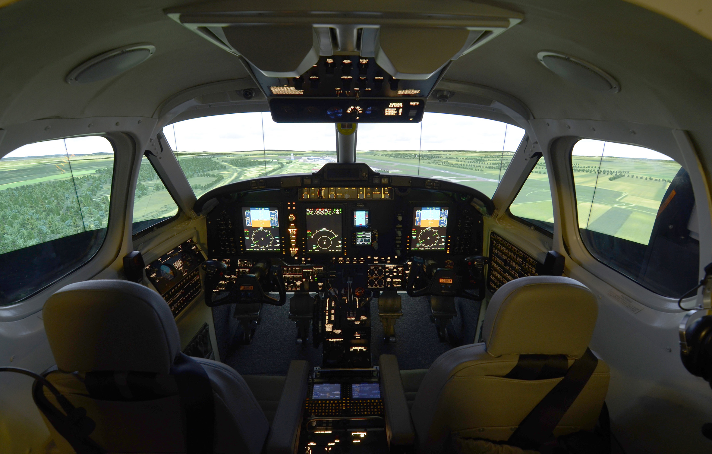 FNPT II MCC approved flight simulators